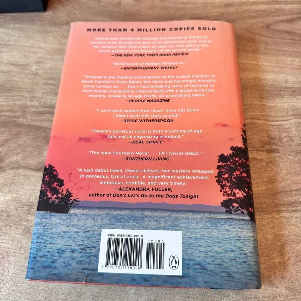 Where the Crawdads Sing: Reese's Book Club by Delia Owens (2018, Hardcover)